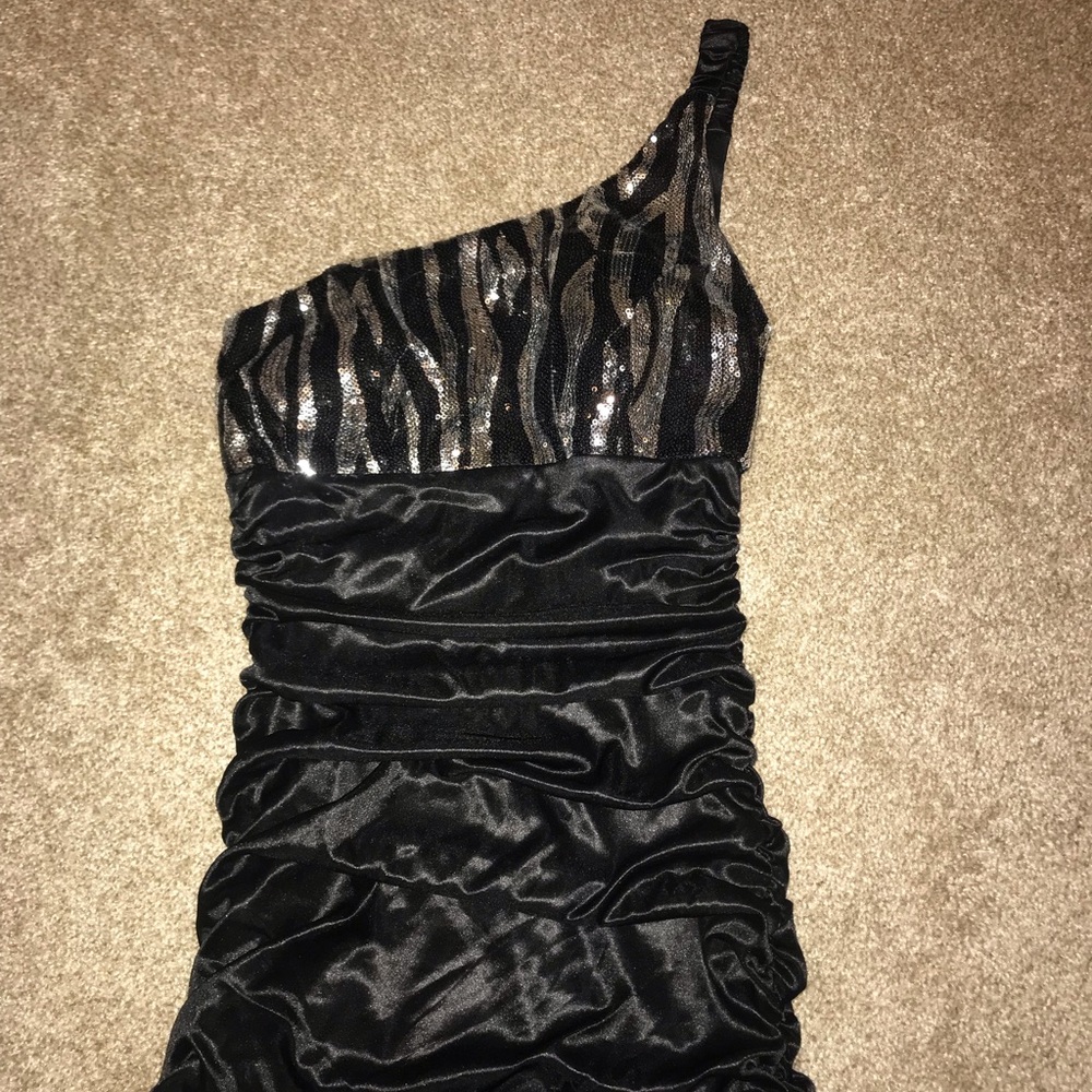One Shoulder Short Homecoming Style Dress